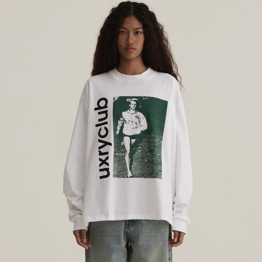 UXRYCLUB RUNNING OVERSIZE LONG SLEEVE T-SHIRT