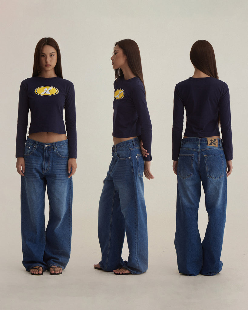 UXRYCLUB RELAXED BAGGY JEANS(PREORDER)