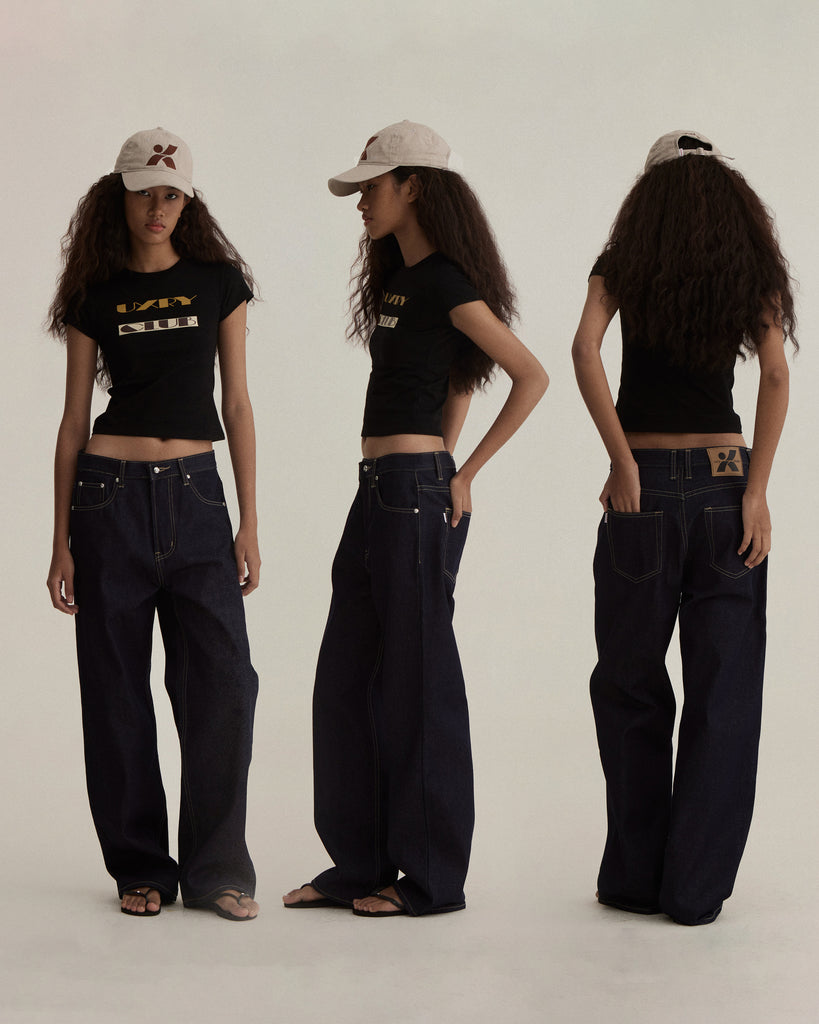 UXRYCLUB RELAXED BAGGY JEANS(PREORDER)