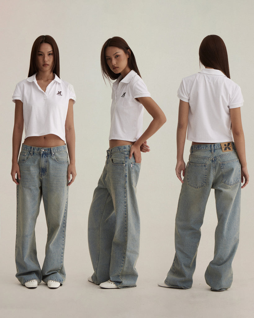UXRYCLUB RELAXED BAGGY JEANS(PREORDER)