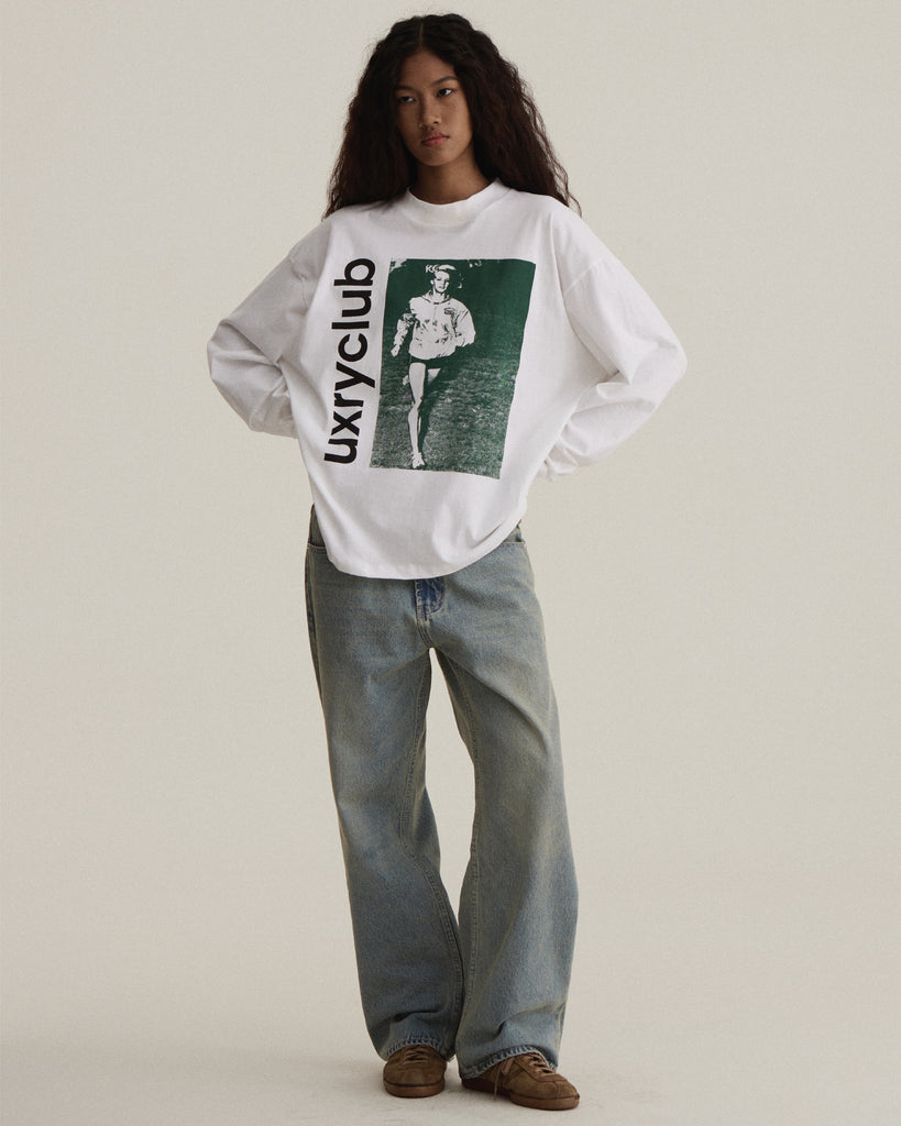 UXRYCLUB RUNNING OVERSIZE LONG SLEEVE T-SHIRT