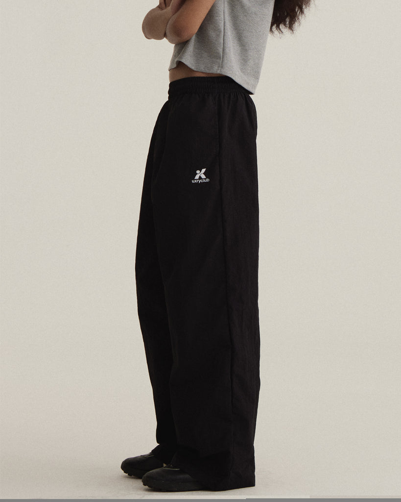 UXRYCLUB WIDE LEG NYLON PANTS