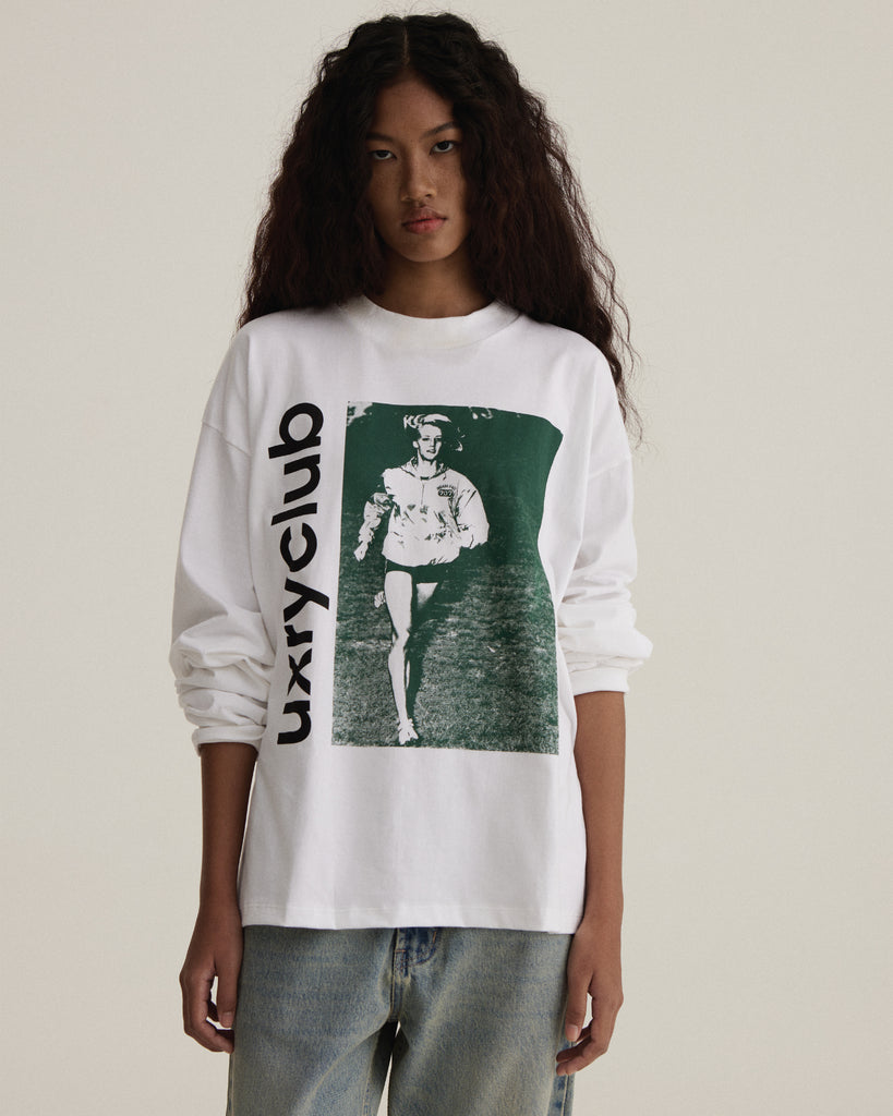 UXRYCLUB RUNNING OVERSIZE LONG SLEEVE T-SHIRT