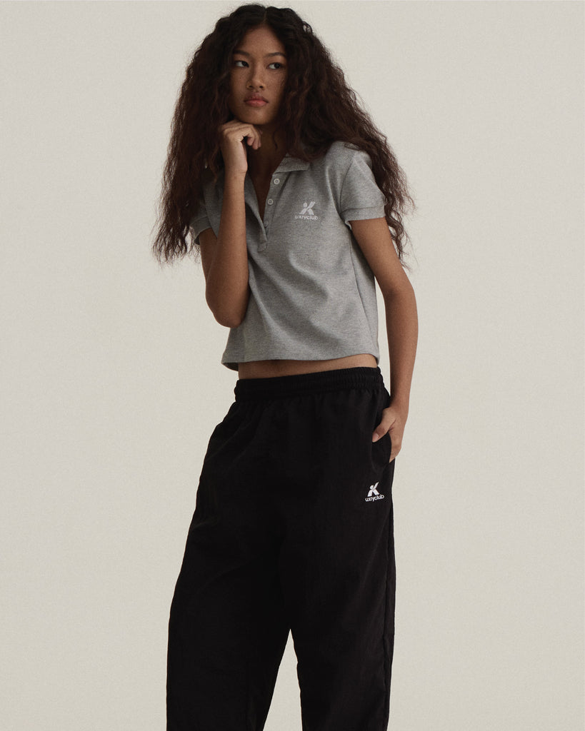 UXRYCLUB CROP POLO SHIRT